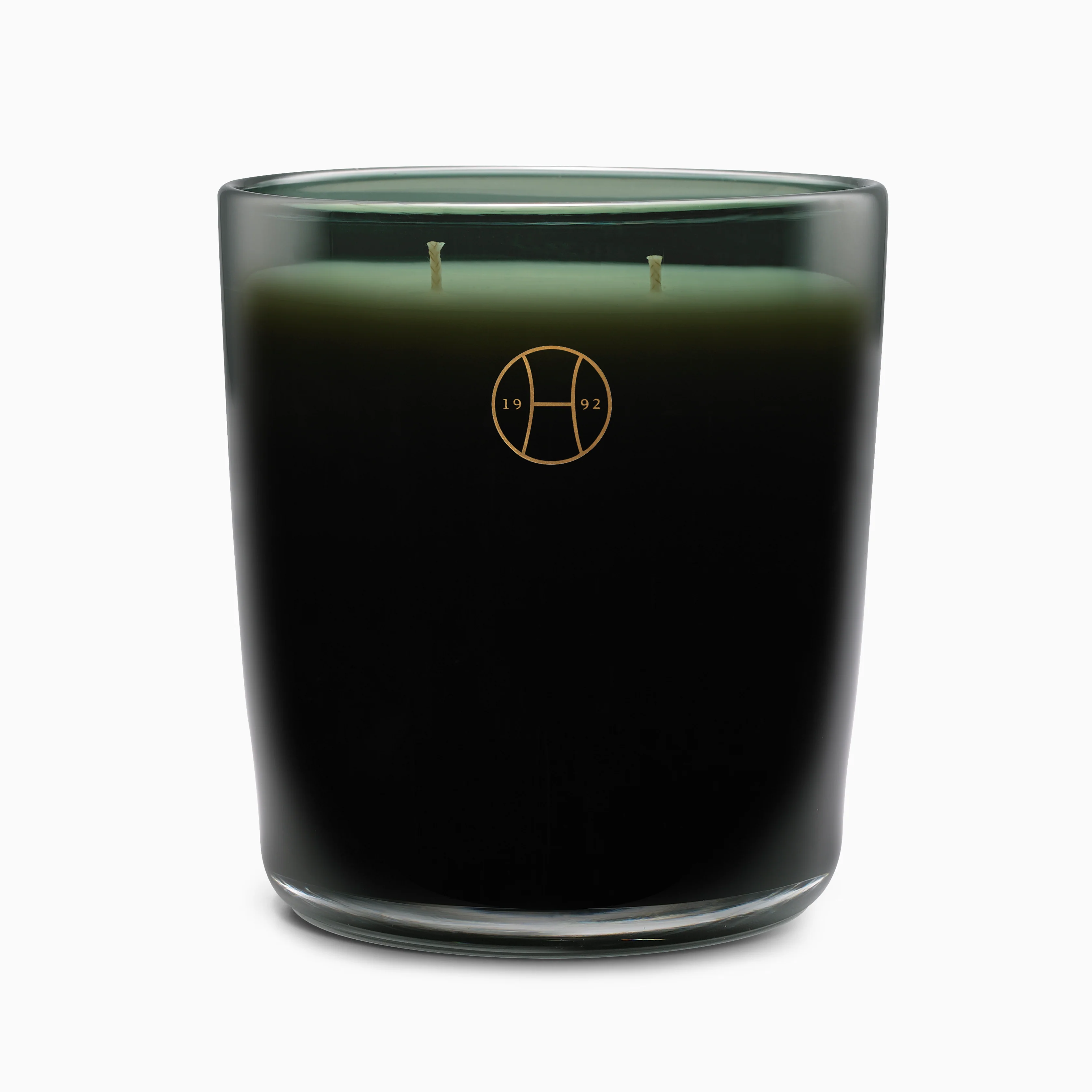 Fern Double Wick Handblown Candle
