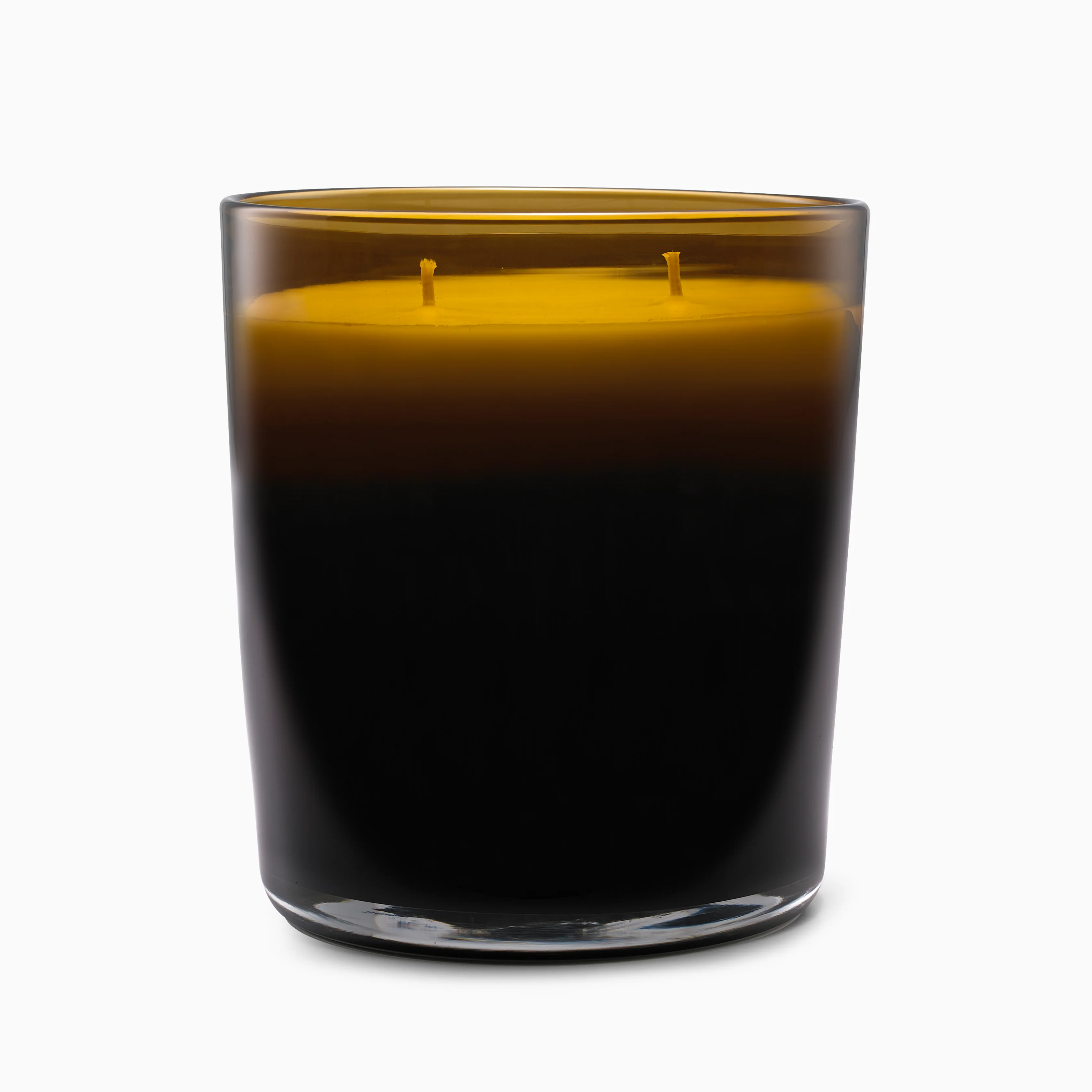 Honey Double Wick Handblown Candle - Image 3